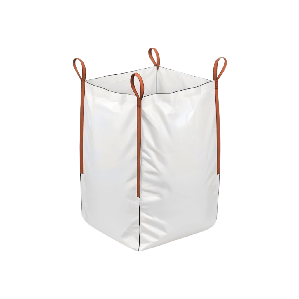 Heavy-duty bulk packaging FIBCs designed for safe transport and storage of industrial materials.
