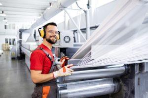 Machine Operator at Flexible Plastics Factory